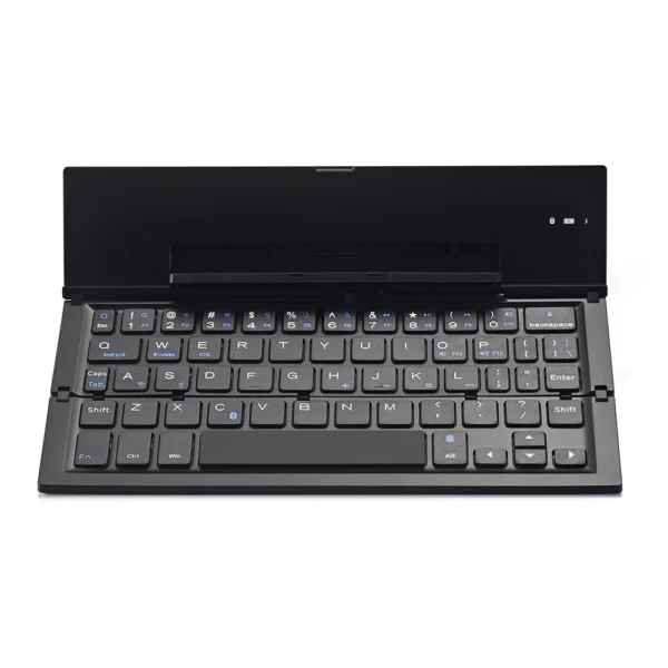 BOW Folding Keyboard Wireless Rechargeable Foldable Bluetooth Keyboard Pocket Keyboard with Pocket Size for Phone Ipad – Image 9