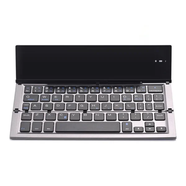 BOW Folding Keyboard Wireless Rechargeable Foldable Bluetooth Keyboard Pocket Keyboard with Pocket Size for Phone Ipad – Image 8